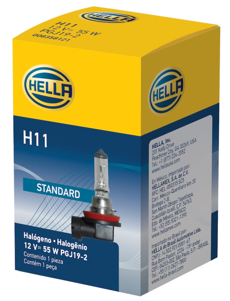 Hella Bulb H11 12V 55W Pgj192 T4 thumbnail 3