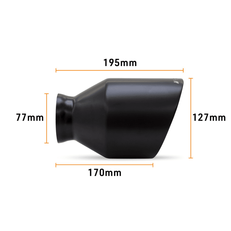 Mishimoto 15-23 Dodge Charger/Challenger Muffler Tip Pair - 5in - Black thumbnail 2