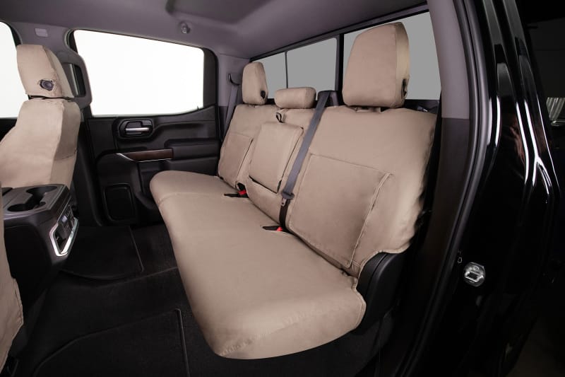 Covercraft 1998-02 Dodge Ram Polycotton SeatSaver Custom Front Row Seat Covers - Taupe