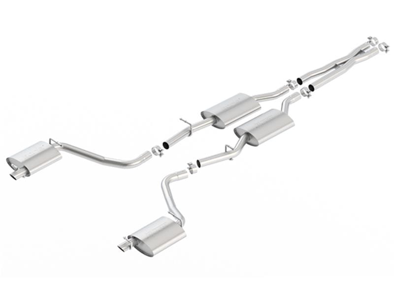Borla 2015 Dodge Challenger 3.6L V6 S-TYPE Catback Exhaust No Tips Factory Valance
