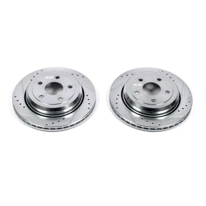 Power Stop 11-19 Dodge Durango Rear Evolution Drilled & Slotted Rotors - Pair - AR83077XPR