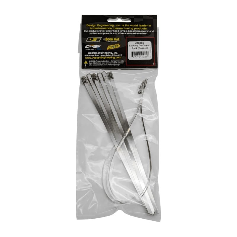 DEI Stainless Steel Locking Tie Eight 8in and Four 14in per pack thumbnail 4