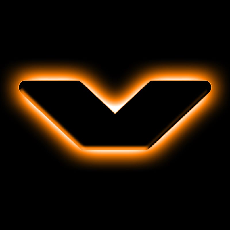 ORACLE Lighting Universal Illuminated LED Letter Badges - Matte Blk Surface Finish - V - 3141-V-005