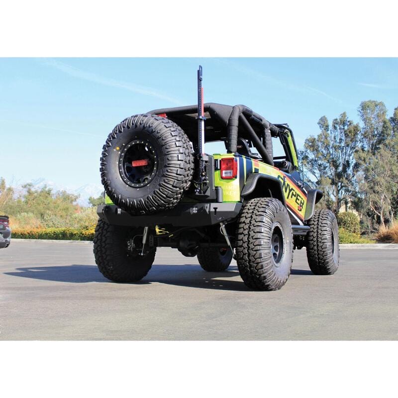 Westin 07-18 Jeep Wrangler JK WJ2 Rear Bumper - Textured Black thumbnail 3