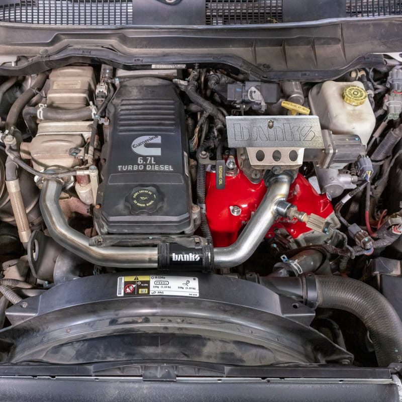 Banks Power 19-24 Ram 3500/4500/5500 6.7L Diesel Monster-Ram Intake System w/Fuel Line - Natural thumbnail 4