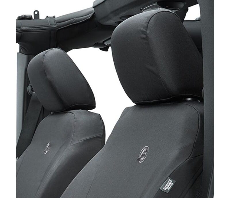 Bestop 13-18 Jeep Wrangler JK Front Seat Covers (Black Diamond) thumbnail 2