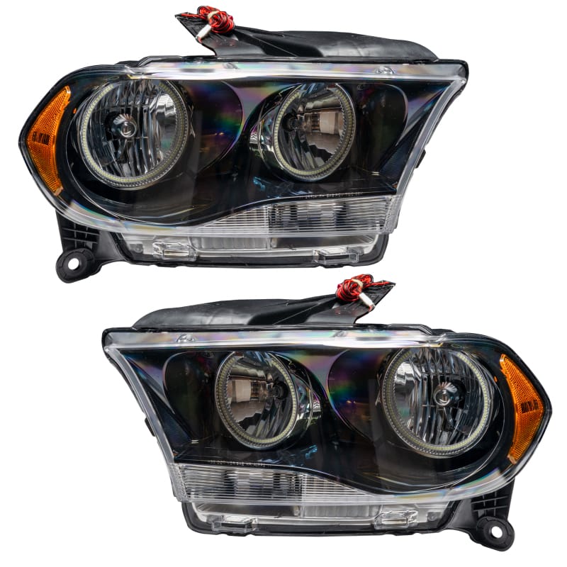 Oracle 11-13 Dodge Durango SMD HL Halogen - Black - Blue thumbnail 2