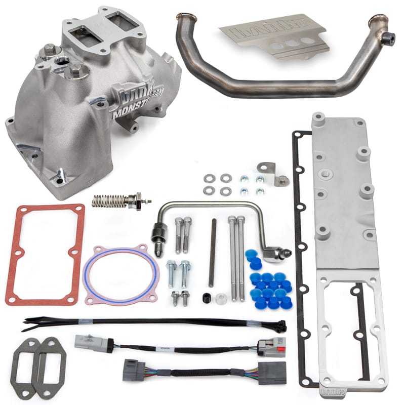 Banks Power 07.5-12 Ram Cab Chassis 6.7L Diesel Monster-Ram Intake System w/Fuel Line - Natural thumbnail 2
