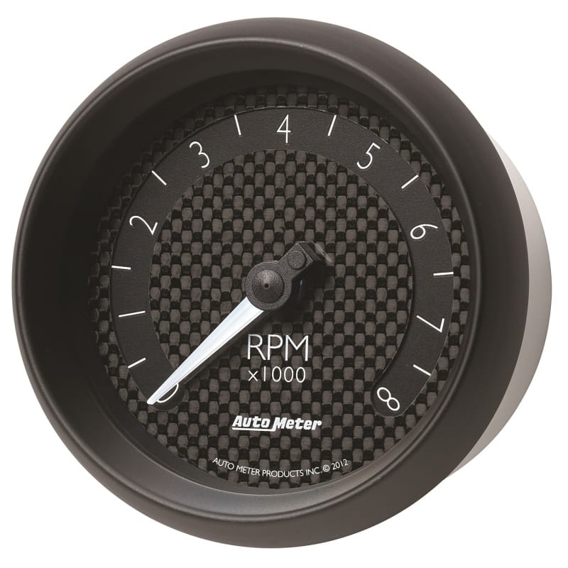 Autometer GT Series 3-3/8in In Dash 8K RPM Tachometer thumbnail 2