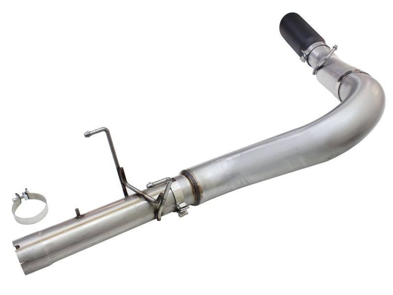 aFe MACHForce XP Exhaust Large Bore 5in DPF-Back Alu. 13-15 Dodge Trucks L6-6.7L (td) *Black Tip thumbnail 2