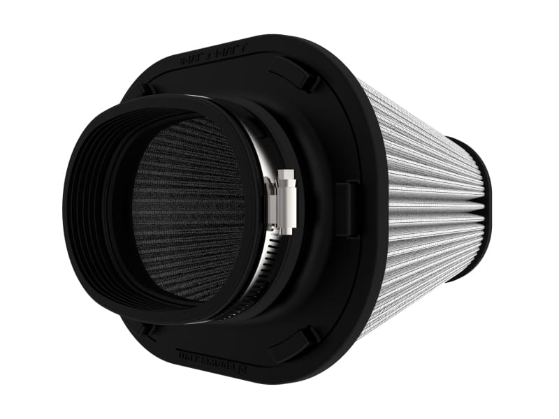 aFe Track Series Intake Pro DRY S Air Filter (6-1/8x4-1/8)IN F x(9-1/4x7-1/4)IN B x(6x4)IN Tx7-1/8IN thumbnail 2