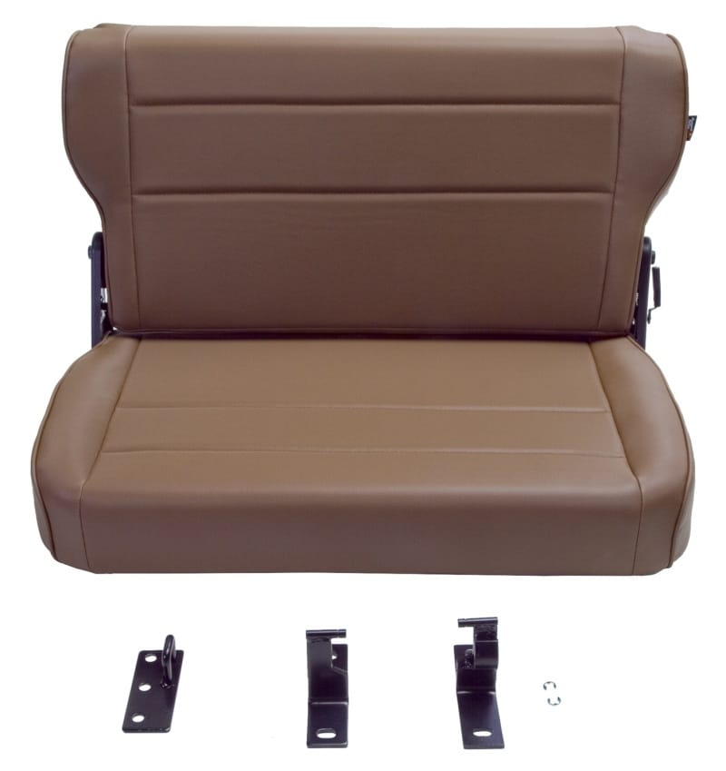 Rugged Ridge Fold & Tumble Rear Seat Spice 76-95 Jeep CJ / Jeep Wrangler thumbnail 3