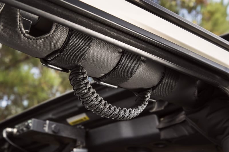 Rugged Ridge Paracord Grab Handles Black/Black Pair thumbnail 3