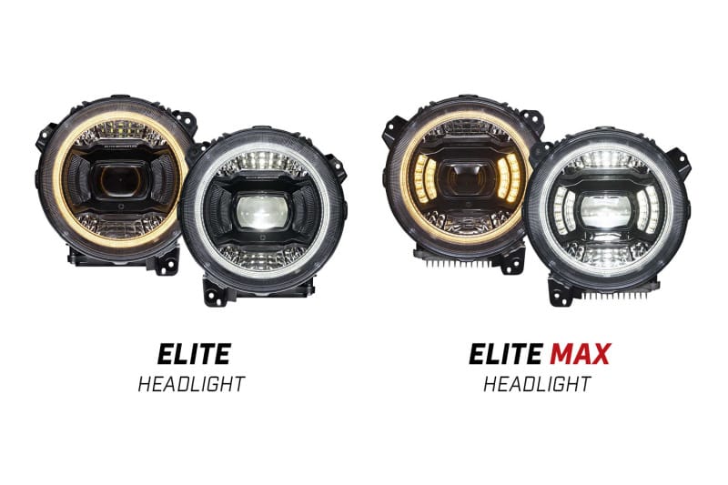 Diode Dynamics 18-23 Jeep JL Wrangler Elite Max LED Headlamps thumbnail 8