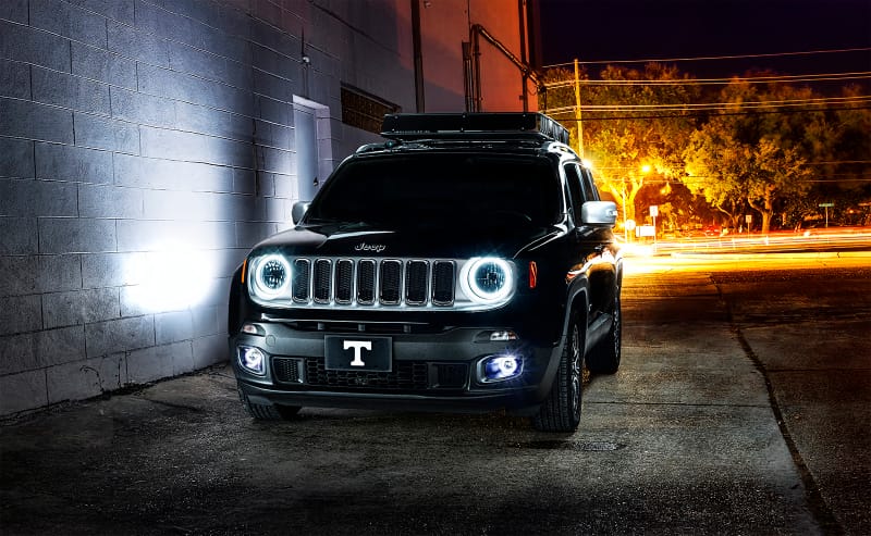Oracle Jeep Renegade 15-20 Halo Kit - ColorSHIFT w/ Simple Controller