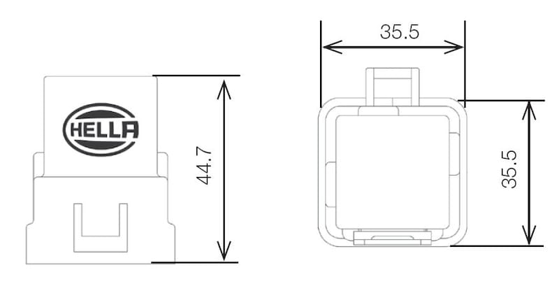 Hella Relay 12V 20/40A Spdt Res Wthr - 007794321 thumbnail 2