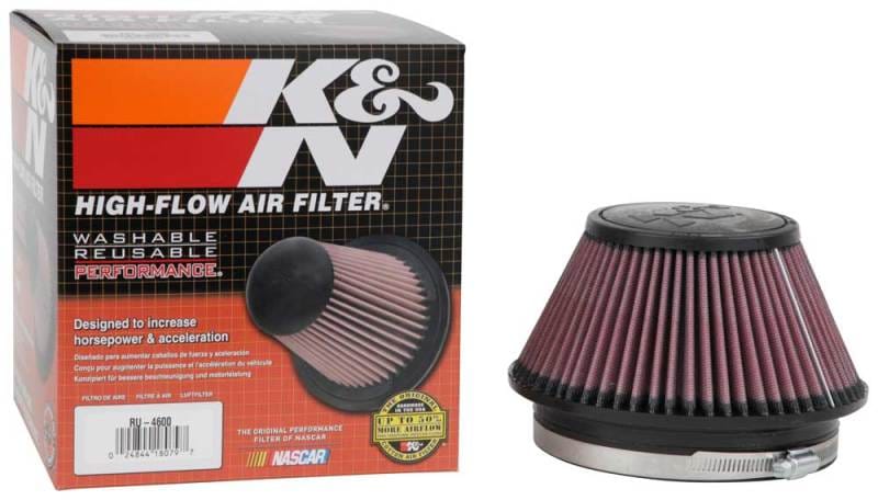 K&N Filter 6 inch Flange 7.5 inch Base 4.5 Top 4 inch Height thumbnail 4