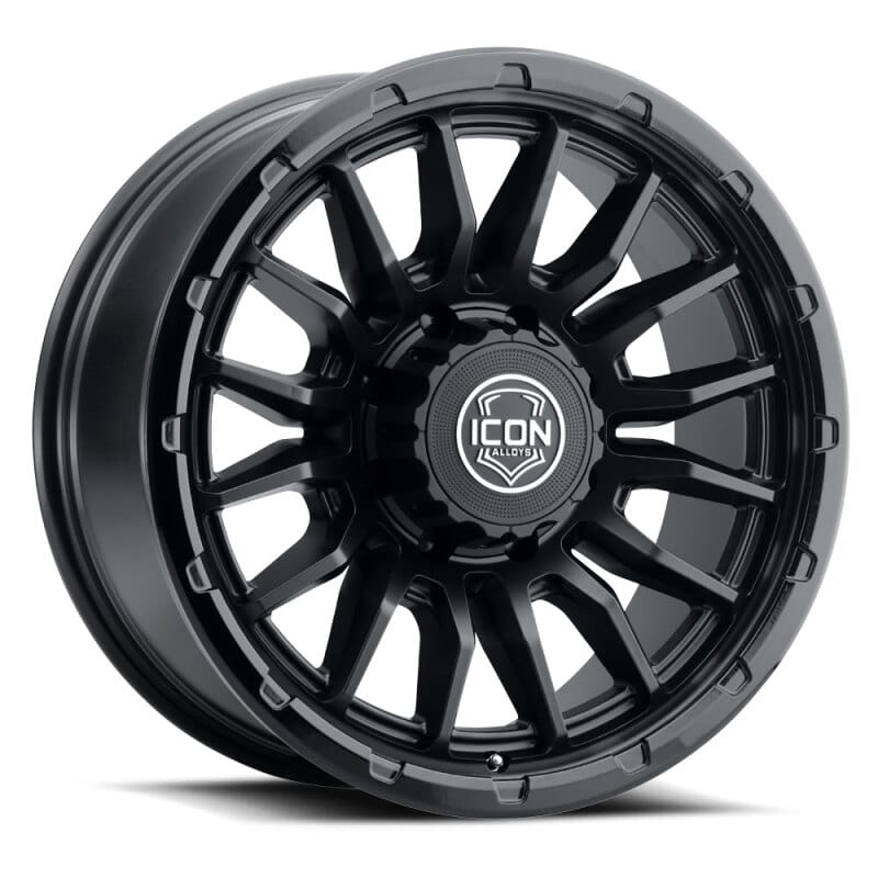 ICON Alloys Cajon 20x9 / 8x6.5 / 12mm / 5.5in BS Double Black Wheel