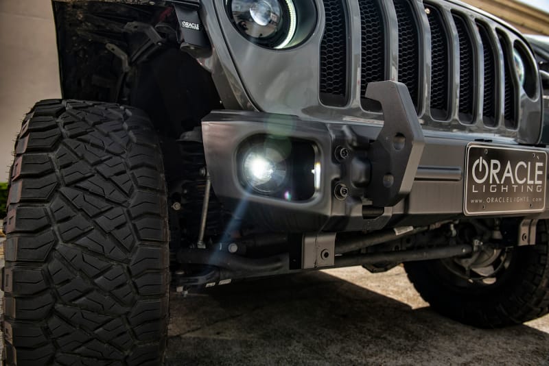 Oracle Jeep Wrangler JL/Gladiator JT Sport High Performance W LED Fog Lights - Red thumbnail 3