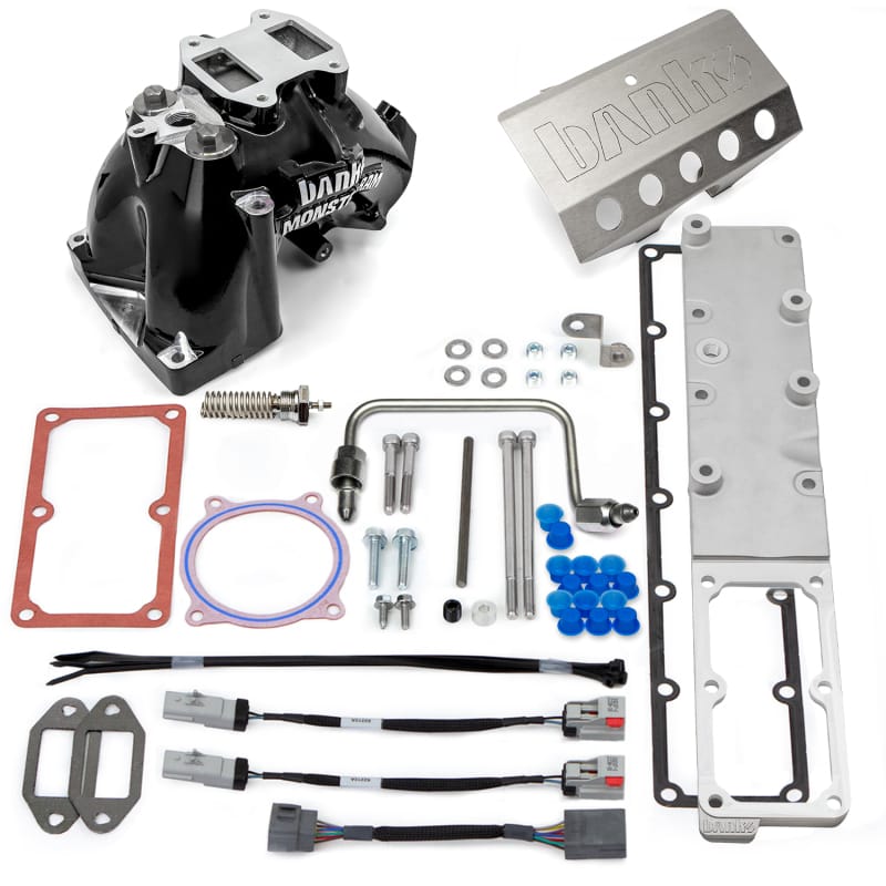 Banks Power 13-18 Ram 6.7L Monster-Ram Intake System Gen-2 w/Fuel Line - Black w/Heater System thumbnail 2