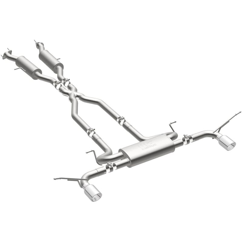 MagnaFlow Cat-Back SS 2.5in Dual Split Rear 4in Black Tip 11-16 Jeep Grand Cherokee 5.7L V8/3.6L V6 thumbnail 3