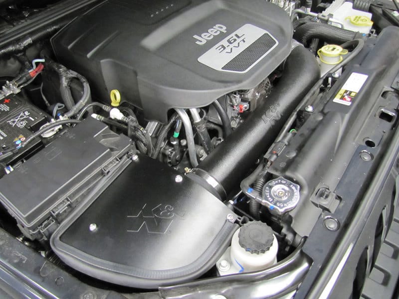 K&N 12-14 Jeep Wrangler V6 3.6L Performance Intake Kit thumbnail 3