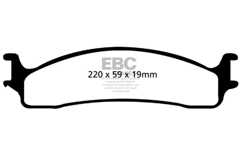 EBC 06-11 Dodge Ram 1500 Mega Cab 2WD Extra Duty Front Brake Pads thumbnail 2