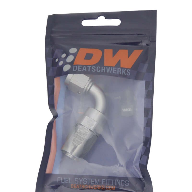DeatschWerks 6AN Female Swivel 90-Degree Hose End CPE thumbnail 2
