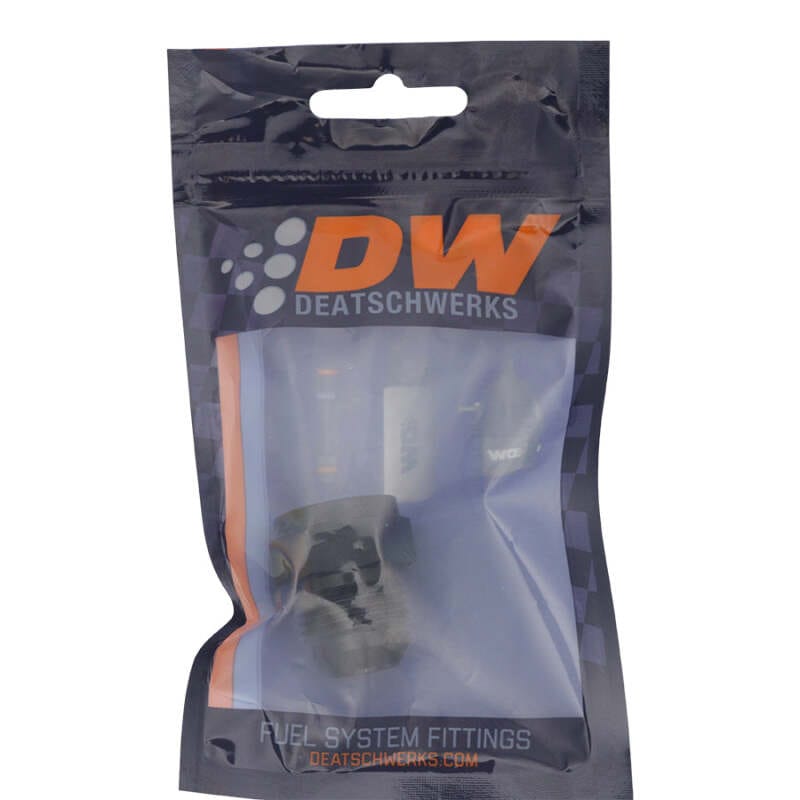 DeatschWerks 6AN Female Flare to 10AN Male Flare Expander - Anodized Matte Black thumbnail 2
