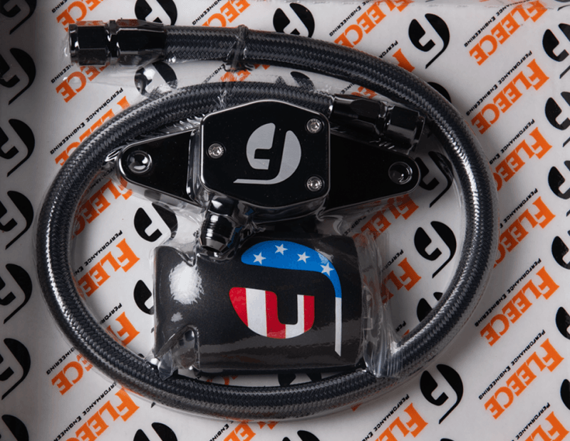 Fleece Performance 94-98 12V Coolant Bypass Kit w/ Stainless Steel Braided Line thumbnail 5