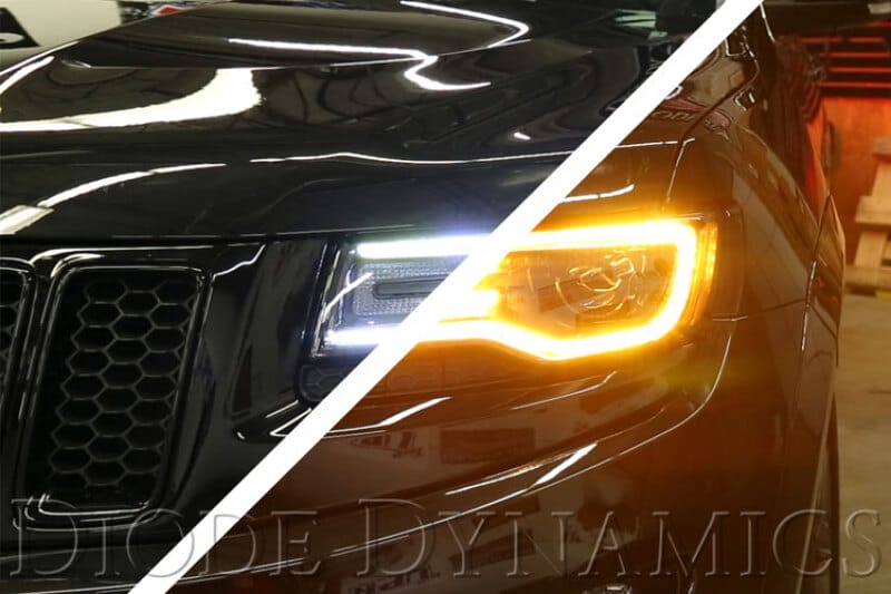 Diode Dynamics 14-21 Jeep Grand Cherokee Switchback LED Halos thumbnail 2