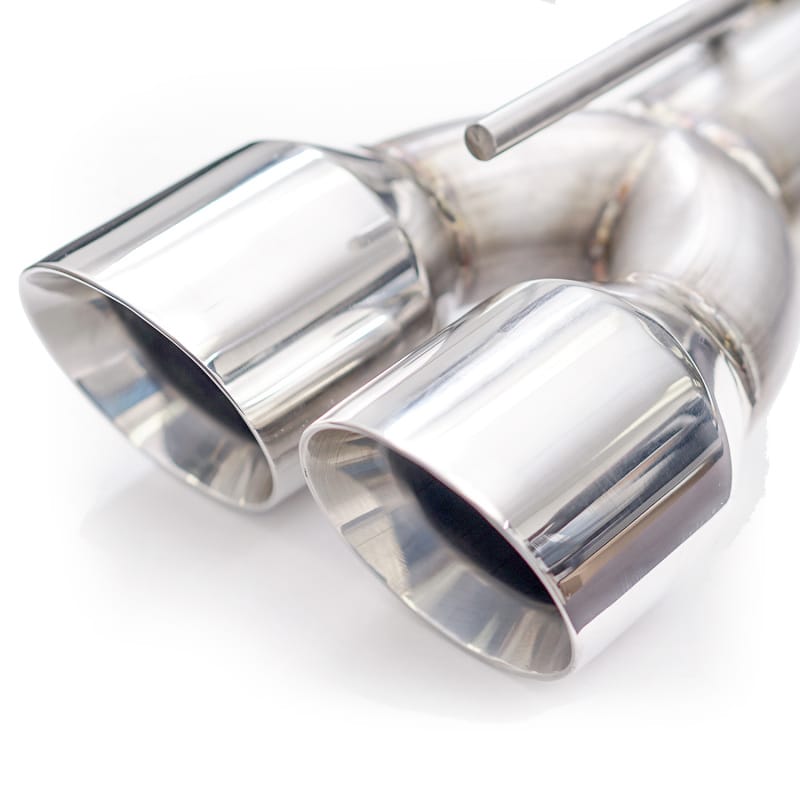 Stainless Works 15-19 Dodge Challenger 6.2L/6.4L Hemi 3in Redline Catback X-Pipe w/4in Quad Tips thumbnail 3
