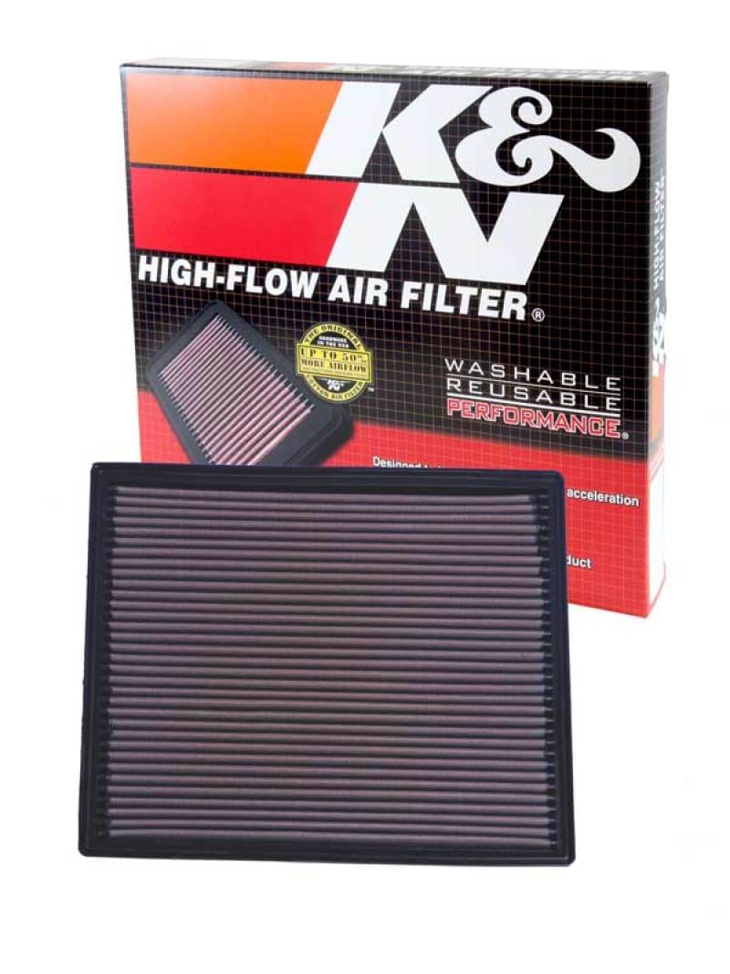 K&N 99-04 Jeep Grand Cherokee 4.0/4.7L Drop In Air Filter thumbnail 2