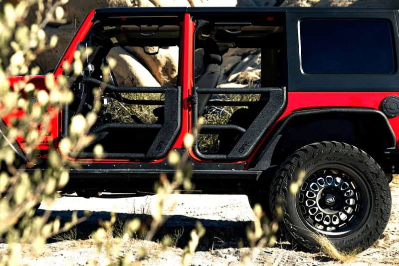 Body Armor 4x4 07-18 Jeep Wrangler JK Tube Doors Rear Pair thumbnail 4