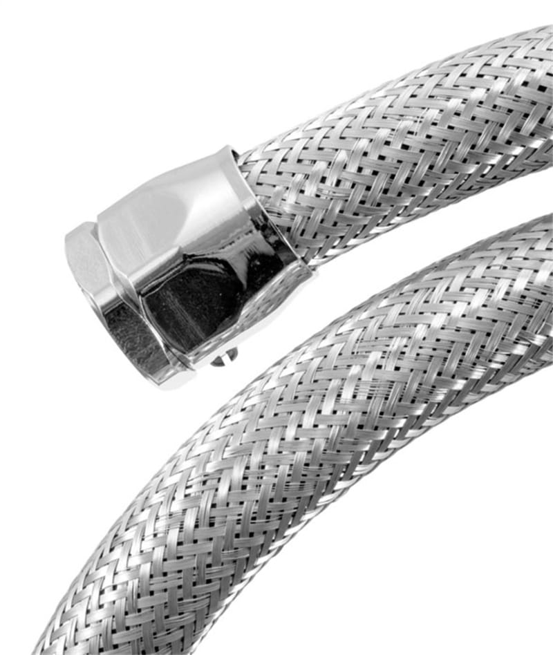 Spectre Stainless Steel Flex Heater Hose Kit 5/8in. Diameter - 4ft. Chrome thumbnail 2
