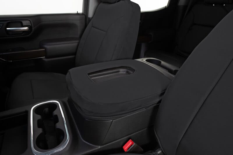 Covercraft 11-20 Dodge Durango Endura PrecisionFit Custom Front Row Seat Covers - Black/Black