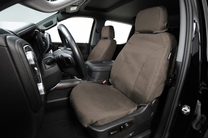 Covercraft 18-22 Dodge Ram ProMaster Endura Waterproof SeatSaver Front Row Seat Covers-Taupe