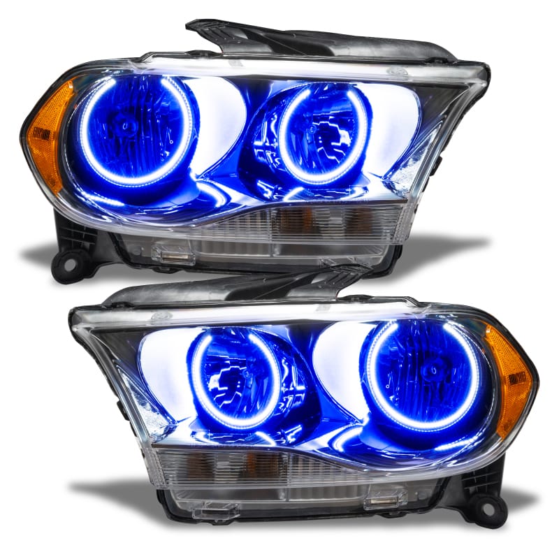 Oracle 11-13 Dodge Durango SMD HL Halogen - Chrome - Blue