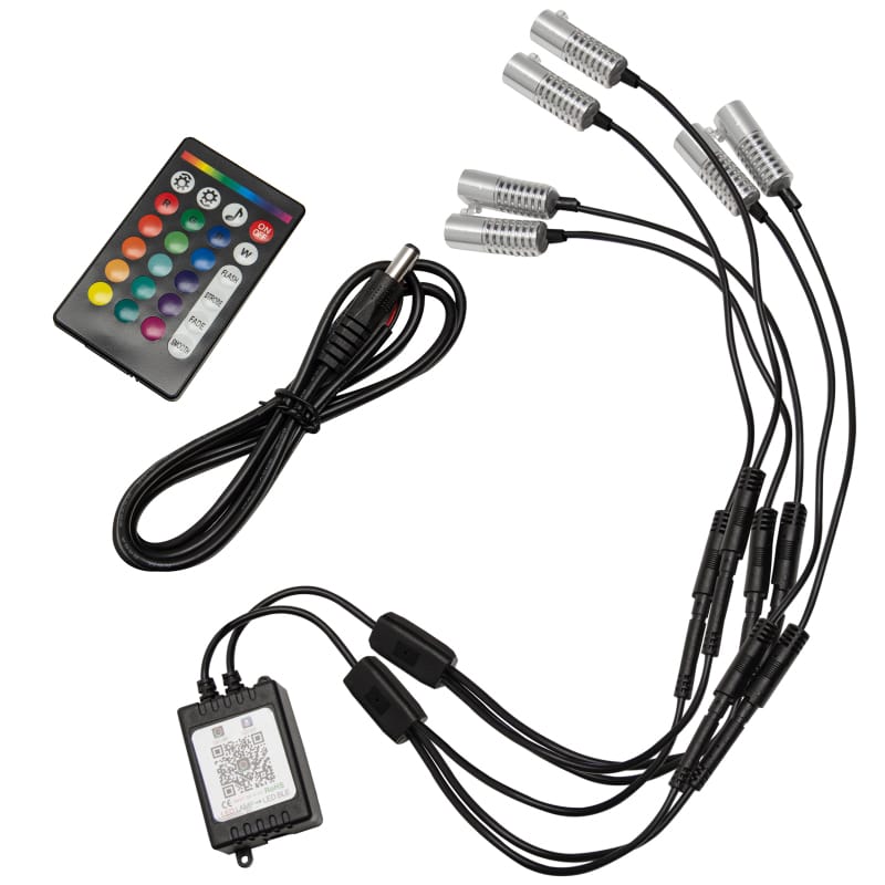 Oracle Fiber Optic LED Light Head - ColorSHIFT (6PCS) - ColorSHIFT