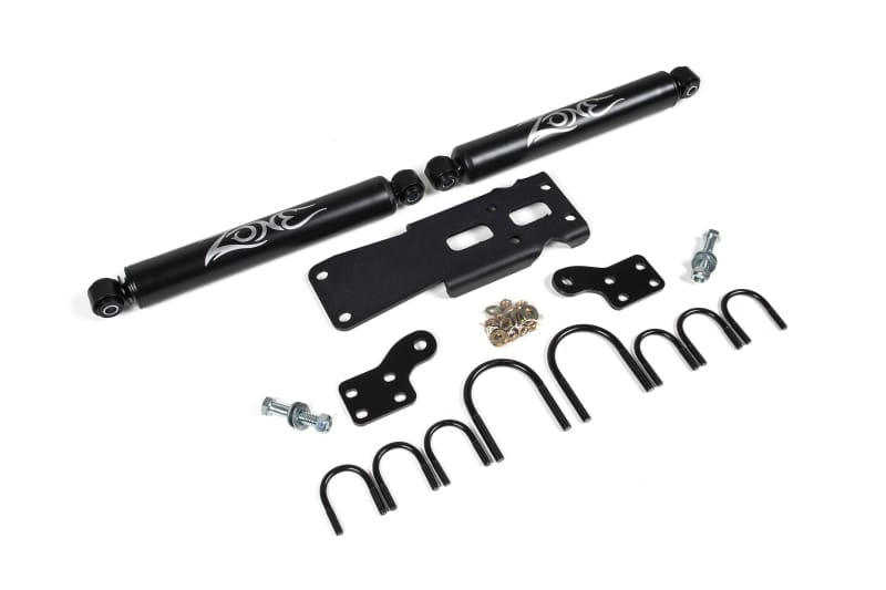 Zone Offroad 07-18 Jeep Wrangler JK Dual Steering Stabilizer Kit thumbnail 2