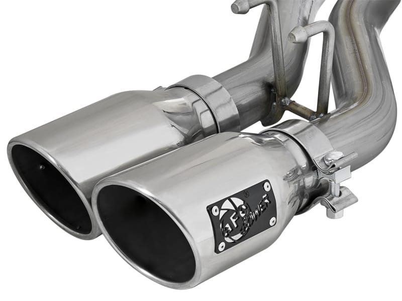 aFe Rebel Series 2.5in SS Cat-Back Exhaust w/ Polished Tip 07-18 Jeep Wrangler (JK) V6 3.6/3.8L 4dr thumbnail 2