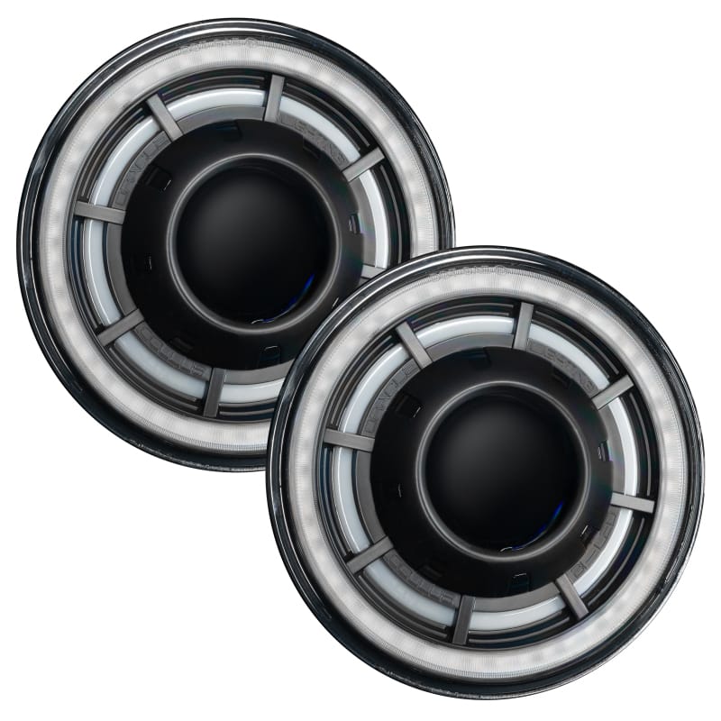 Oracle Oculus 7in ColorSHIFT Bi-LED Projector Headlights for Jeep Wrangler JK thumbnail 2