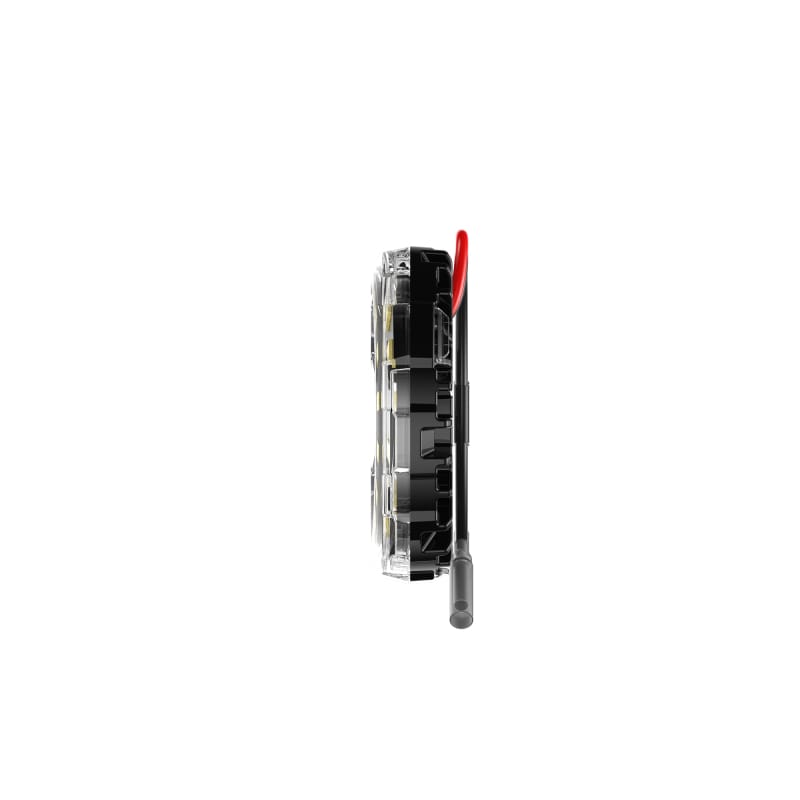 KC HiLiTES Cyclone V2 2.2in. LED Accessory Light 5w Flood Beam (Single) - Clear Lens thumbnail 4