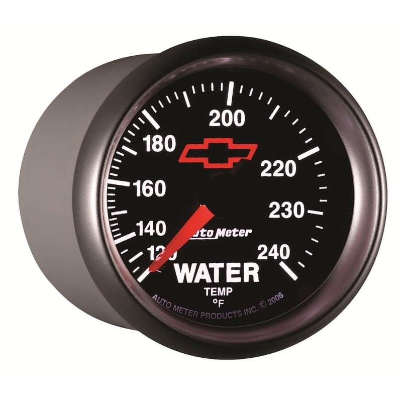 Autometer Sport-Comp II 2-1/16in 120-240 Deg Mechanical Water Temp Gauge - Bowtie Black thumbnail 8
