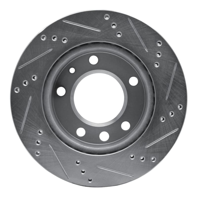 R1 02-06 Dodge Sprinter 2500 Front Left Drilled & Slotted Silver Brake Rotor - 631-40042L thumbnail 2