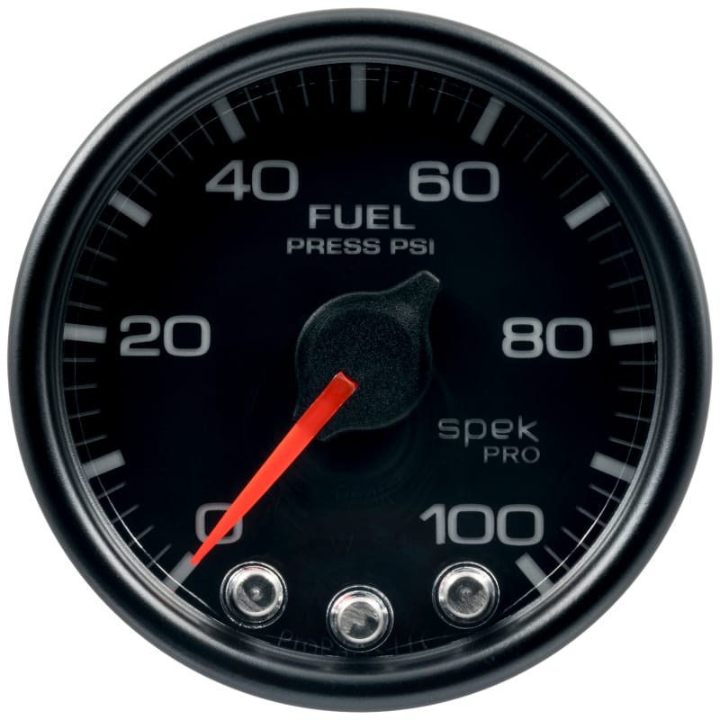 Autometer Spek-Pro - Nascar 2-1/16in Fuel Press 0-100 psi Bcb Ecu thumbnail 2