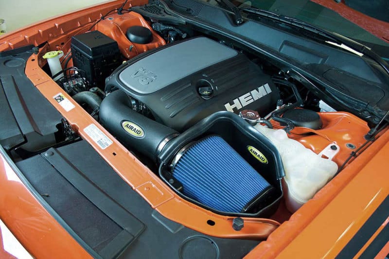 Airaid 11-14 Dodge Charger/Challenger MXP Intake System w/ Tube (Dry / Blue Media) thumbnail 2