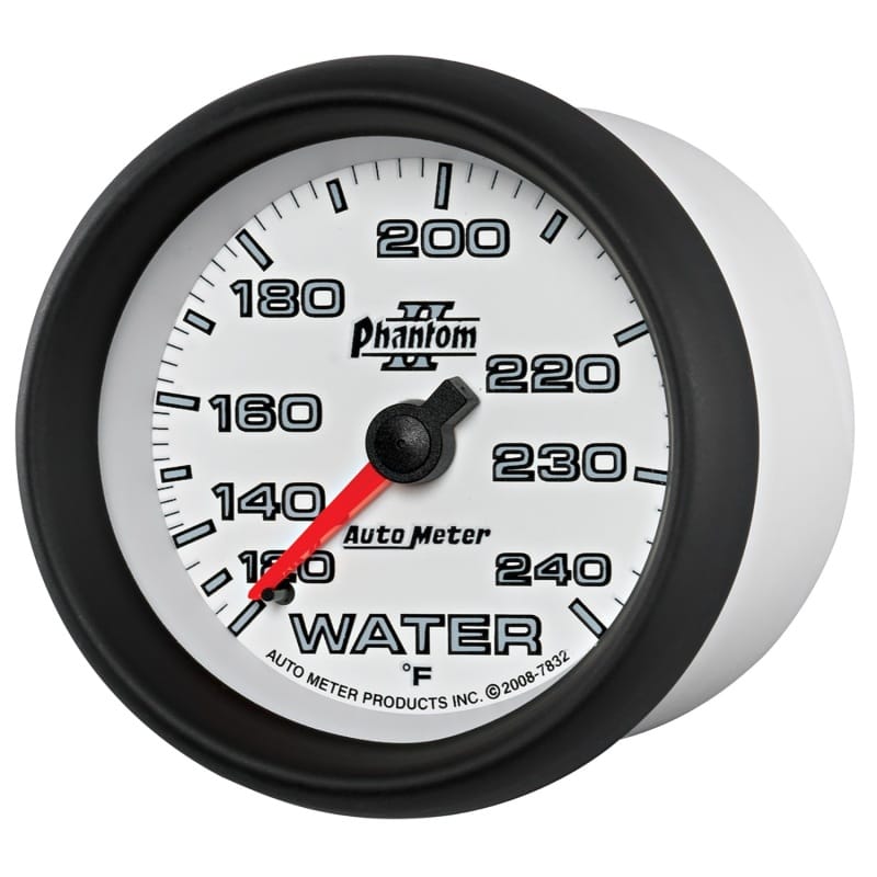 Autometer Phantom II 2-5/8in 120-240 Degree F Mechanical Water Gauge thumbnail 2