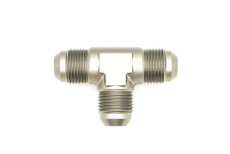 DeatschWerks 8AN Male Flare + 8AN Male Flare To 8AN Male Flare Tee Fitting