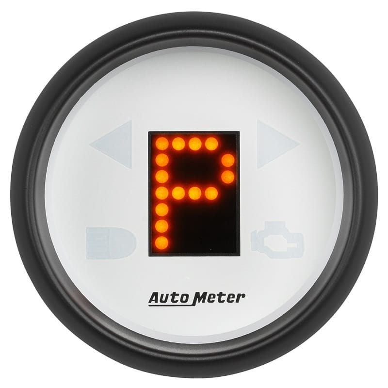 Autometer Phantom 2-1/16in (P/R/N/D/L/OD/O/5/4/3/2/1) Digital Gear Position Gauge thumbnail 2